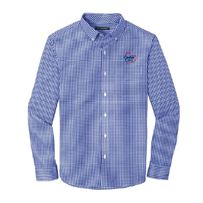 CLFF113<br>Port Authority® Broadcloth Gingham Easy Care Shirt